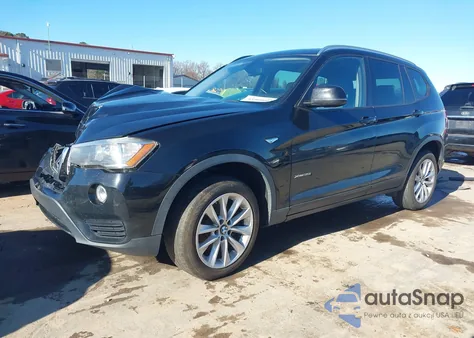 2017 BMW X3 Sdrive28I z USA, uszkodzony, nr VIN 5UXWZ7C34H0X40627